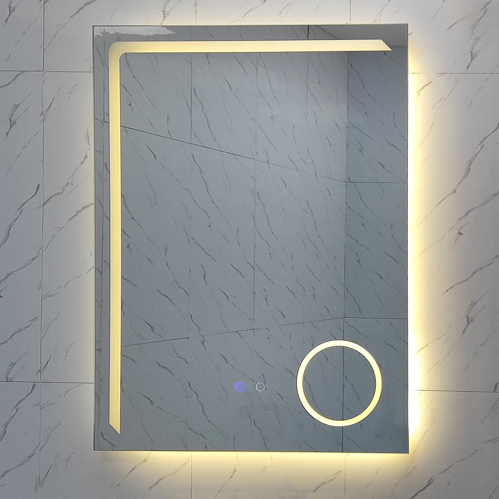 Зеркало для ванной 60*80 см LED подсветка антизапотевание прямоугольное KN-1072A60/80 KNOIS
